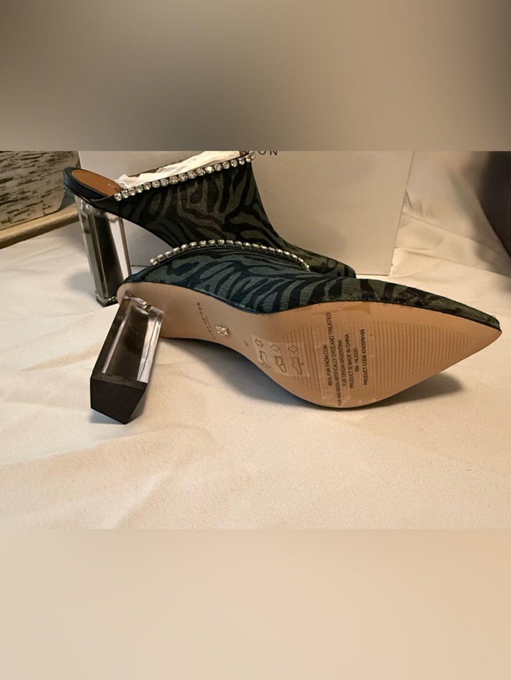 Kurt Geiger Blare Women Heel Slip On Size 37 - Picture 5 of 6